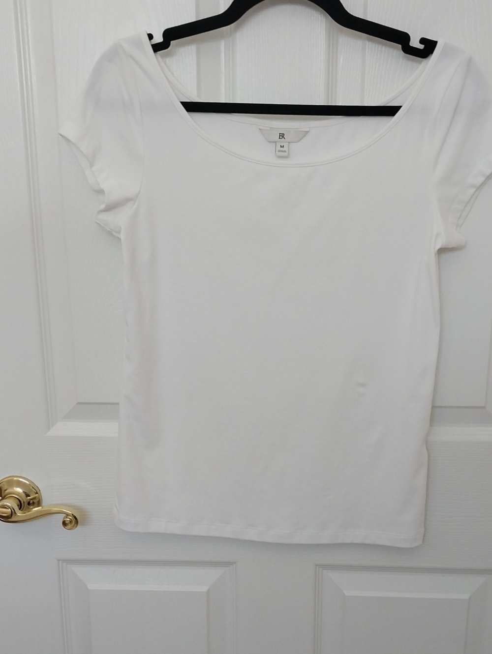 Banana Republic Scoop Neck White Women's Top